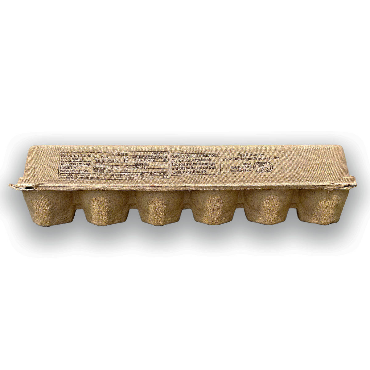 Rubber Egg Carton Stamp  Size Large –