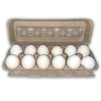 12 Egg Stock Cartons - Wholesale, Blank Pulp