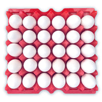 30 cell plastic washable, stackable, unprinted egg tray 