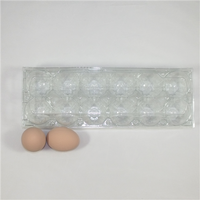 Plastic Egg Cartons - Tri-Fold, Holds 1 Dozen Eggs