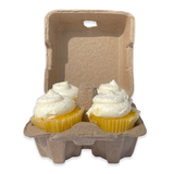 alternative uses for 4-egg carton, cupcakes in cells, natural pulp
