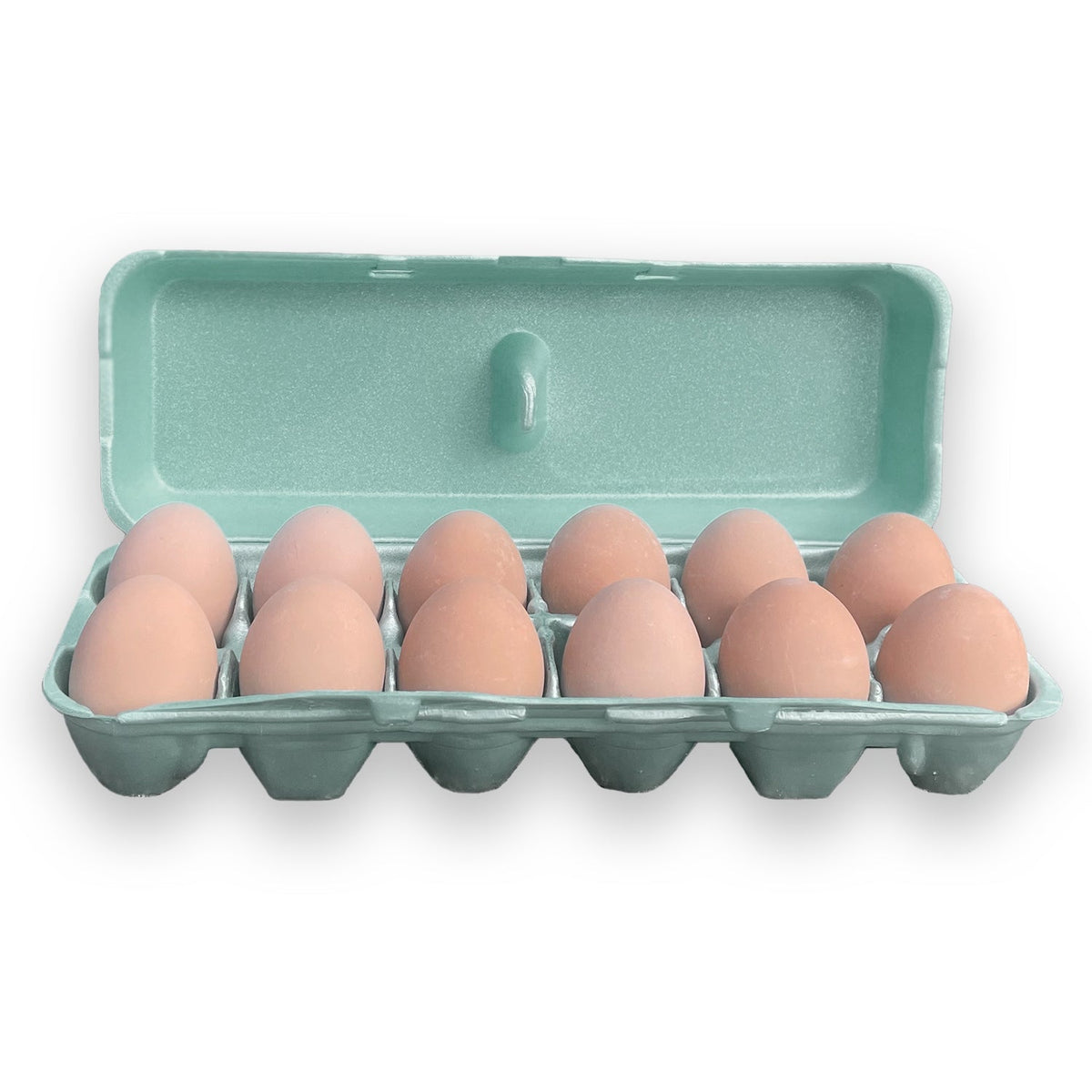 Green Foam Egg Carton Unprinted 12 egg styrofoam egg crate