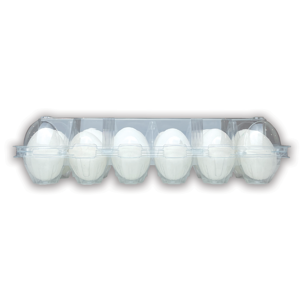 Ovotherm Plastic 12Egg Unlabeled Egg Carton