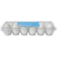 Plastic Egg Carton - Flat Top, Labeled, Wholesale, In Bulk, Ovotherm