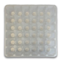 Egg Tray/Filler Flat, Egg Crate, Plastic 36 Cell 1
