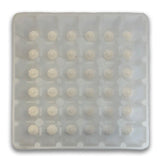 Egg Tray/Filler Flat, Egg Crate, Plastic 36 Cell 1