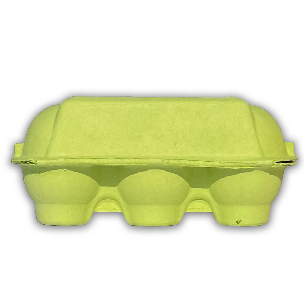 Lime 6Egg Paper Pulp Empty Egg Cartons