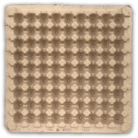 Egg Tray, Paper Pulp 81 Cell Quail Egg 