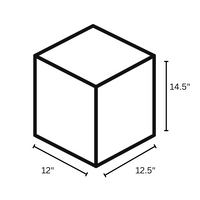 15-Dozen Egg Carton Shipping Case dimensions