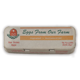 Printed Flat Top Paper Pulp Egg Cartons
