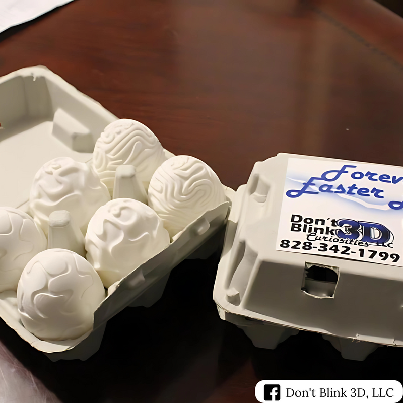 Unprinted paper pulp 6-cell egg cartons, duck eggs 
