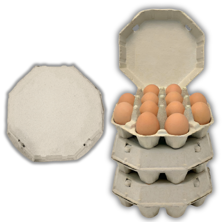 Egg Carton Octagon Paper Pulp Egg Carton Crate Box