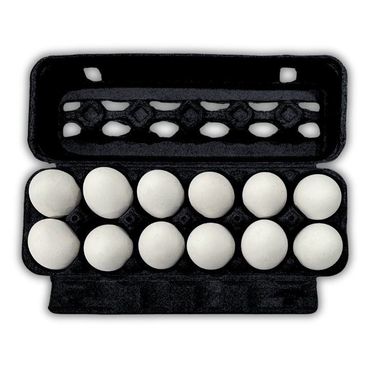 2x6 egg carton packaging for small and commercial farming, unique color