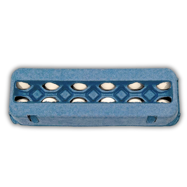 Blue Egg Cartons - Paper, One Dozen, Wholesale