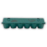 12-Egg Teal Printed