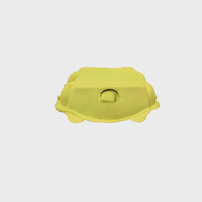 6-egg yellow pulp carton 360 spin video