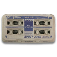 18-Egg Paper Egg Carton - Printed 1