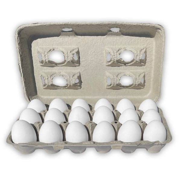 Egg Cartons - 18 Eggs - ULINE - Bundle of 200 - S-25408