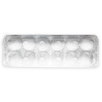 Tri Fold Plastic Egg Carton