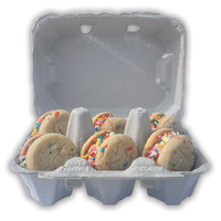 lifestyle picture- another way to use this egg carton is for cookies, or sandwiches as well!