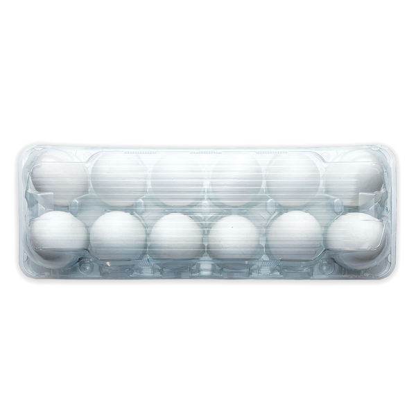 Flat Top Plastic Ovotherm Egg Cartons - Wholesale, bulk pricing, blank 