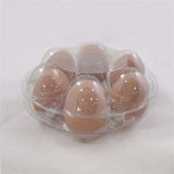 closed view, starpack holds 6 eggs, plastic, unlabeled, bulk pricing
