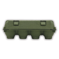12-Egg Army Green Vintage