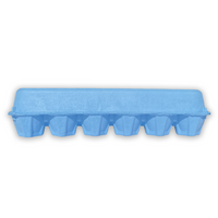Blue Flat Top Egg Carton, Wholesale