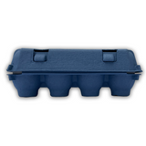 Navy Blue Vintage Egg Cartons - hold's one dozen eggs!