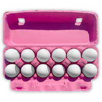 Flat Top Egg Carton , Pulp, Bulk Pricing