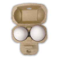top view, paper, natural pulp, unprinted, wholesale cartons