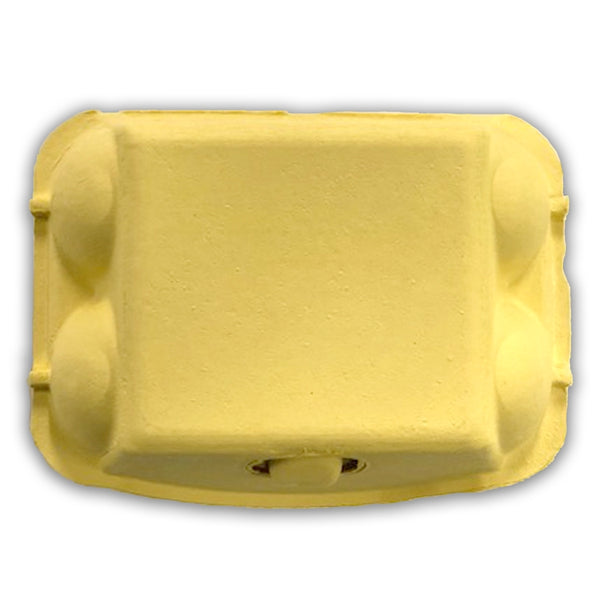 Pulp 6-Egg Blank Yellow Egg Carton 1