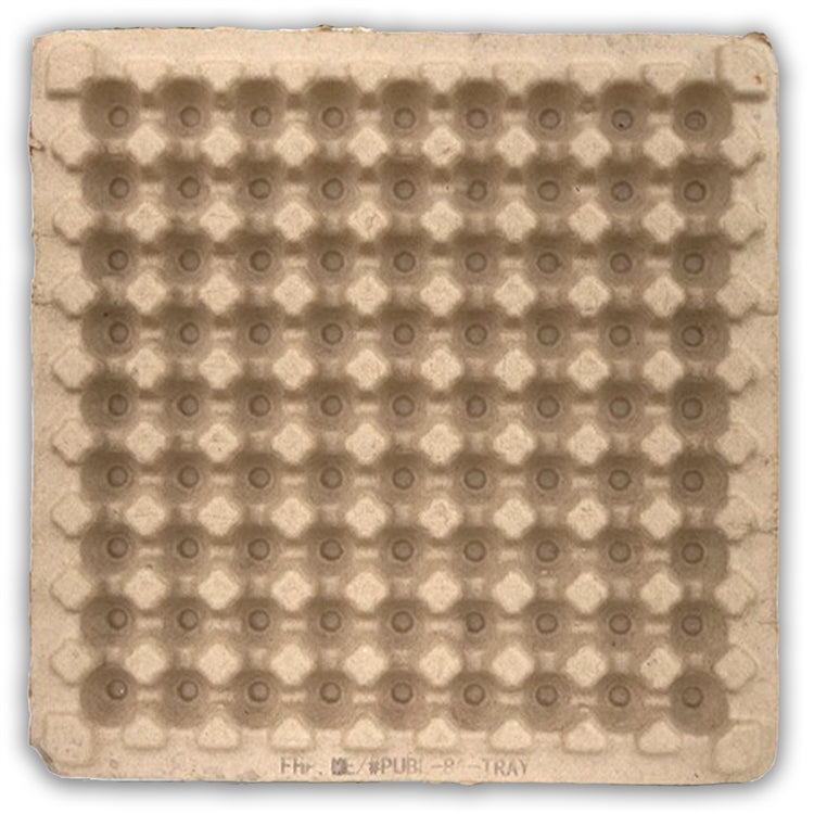 Egg Tray Filler Flat Egg Tray, Paper Pulp 81 Cell Quail Egg 