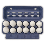 12-Egg Blue Printed Open