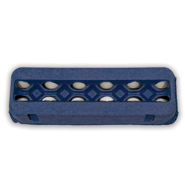 Navy Blue Egg Cartons - Paper, One Dozen, Wholesale