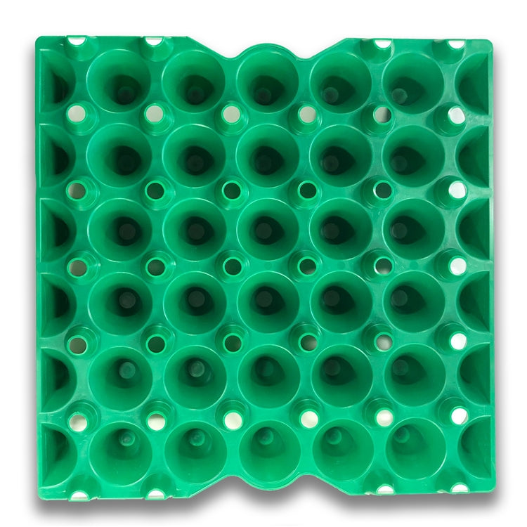 Egg Tray Filler Flat Green stackable plastic, washable, reusable egg tray, 30 cell