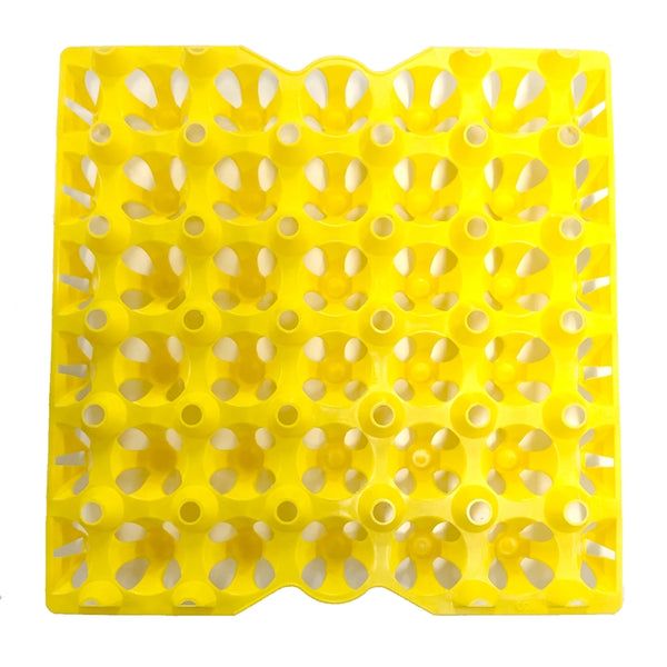 Yellow Egg Tray, Washable Kuhl Plastic 30 Cell 1